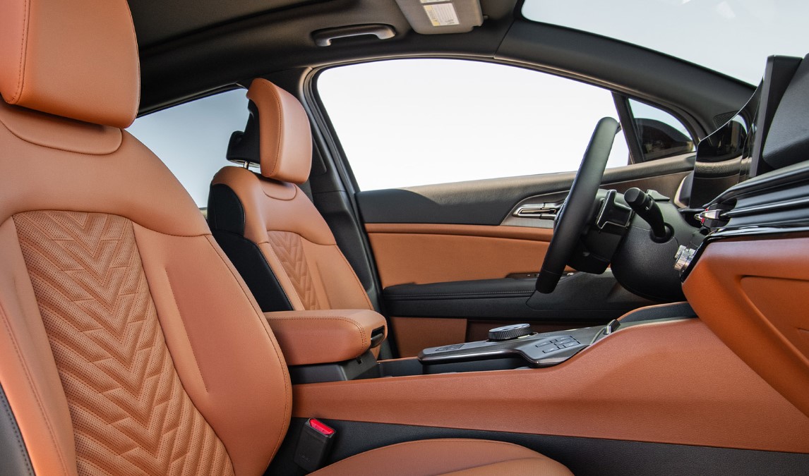 Interior of a new Kia at Jenkins Kia of Ocala